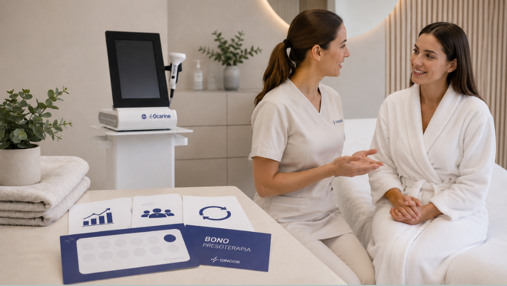 rentabilizar presoterapia en tu centro